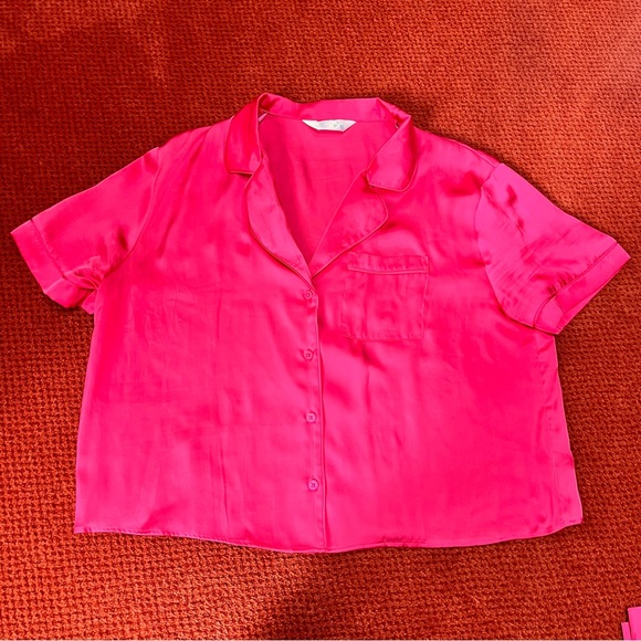 Primark hot pink pajama set , size large - Picture 5 of 8